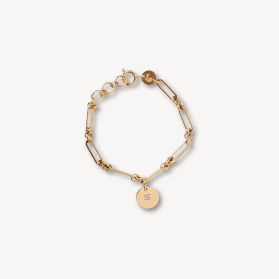 Pallene and Solar Link Bracelet bundle in gold