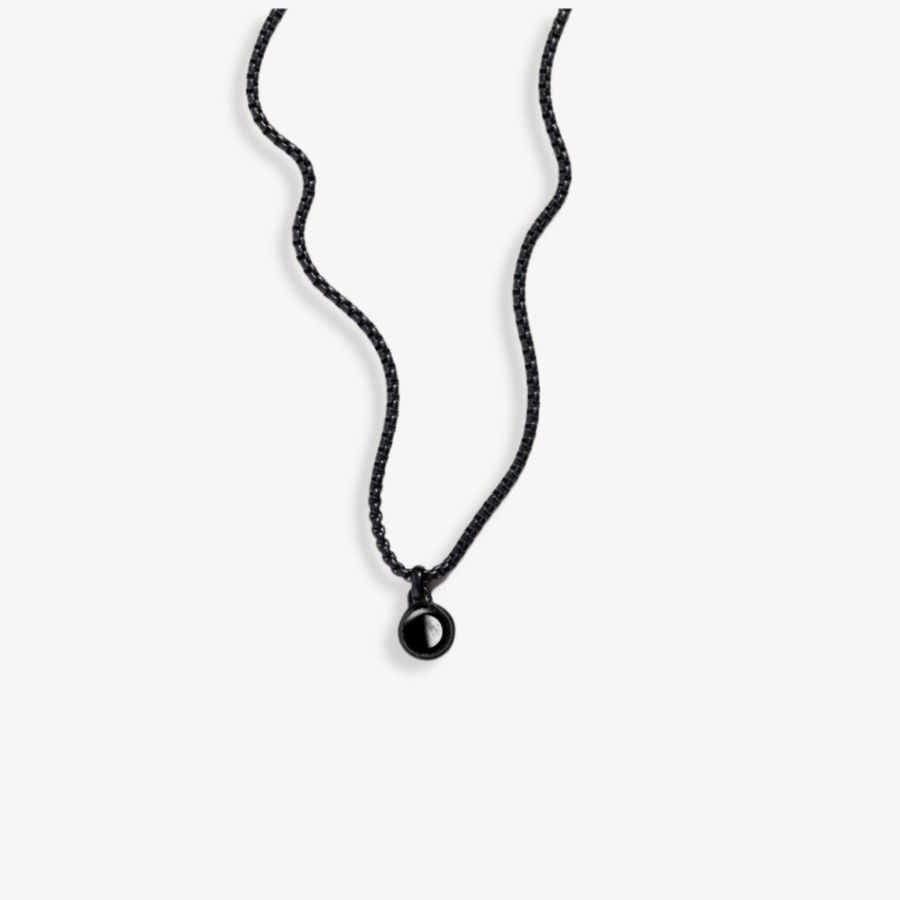 Orion Necklace and Tie Bar in Black Bundle