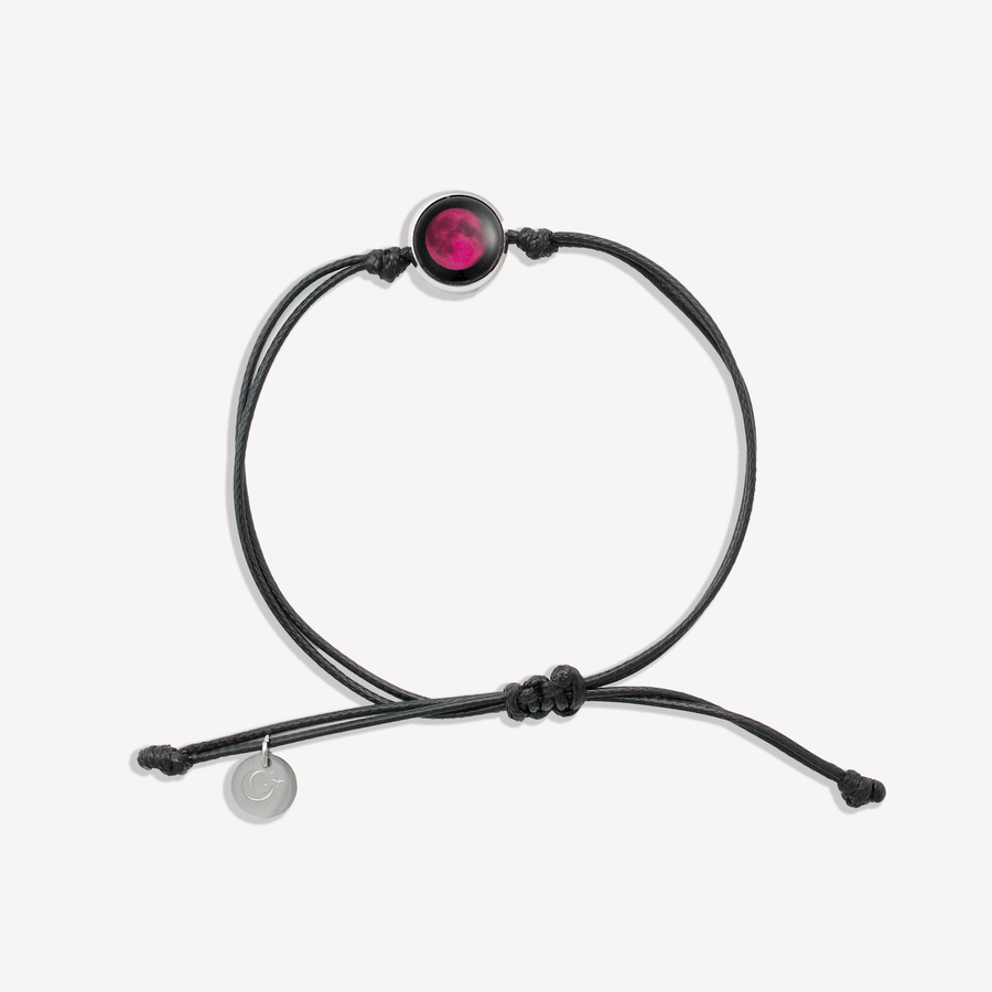 Pink Moon Midnight Eclipse Terra Luna Bracelet