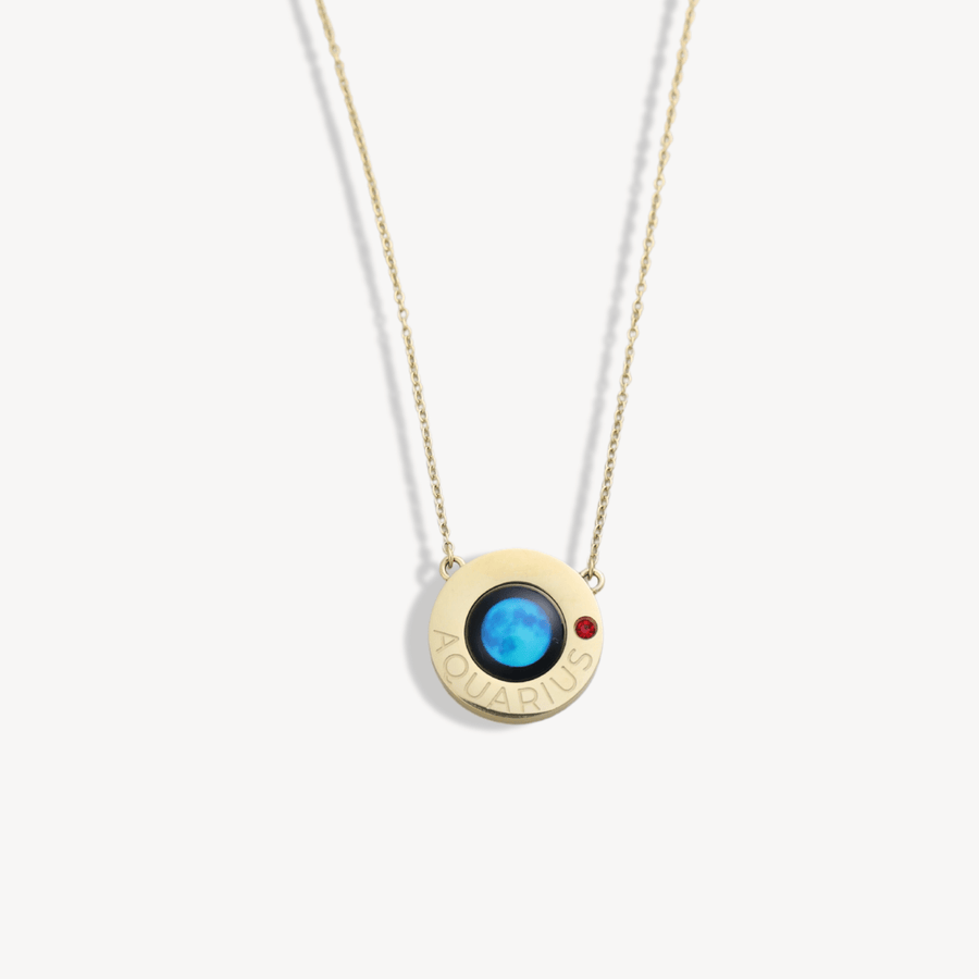 PRE-ORDER - The Aquarius Lunar Soulkeeper Necklace