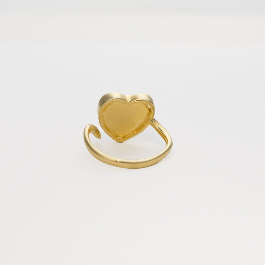 Blue Moon Luna Love Ring in Gold