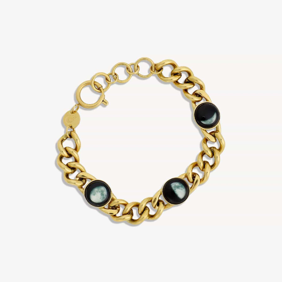 Three Moon Pleiades Bracelet in Gold