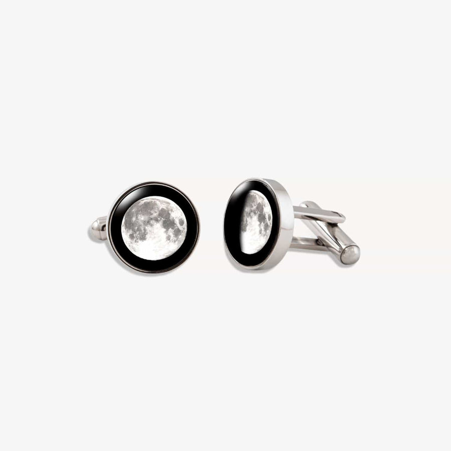 The Maginus Cufflinks in Silver Stainless Steel