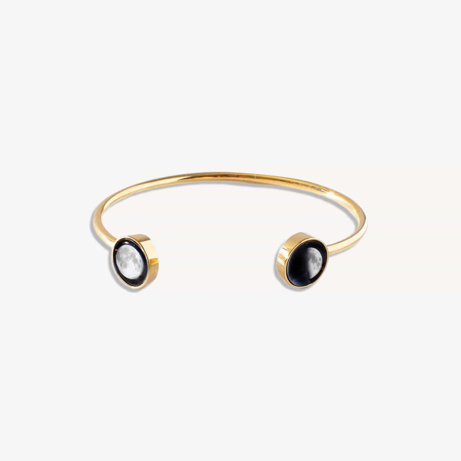 Lunar Dyad Cuff in Gold