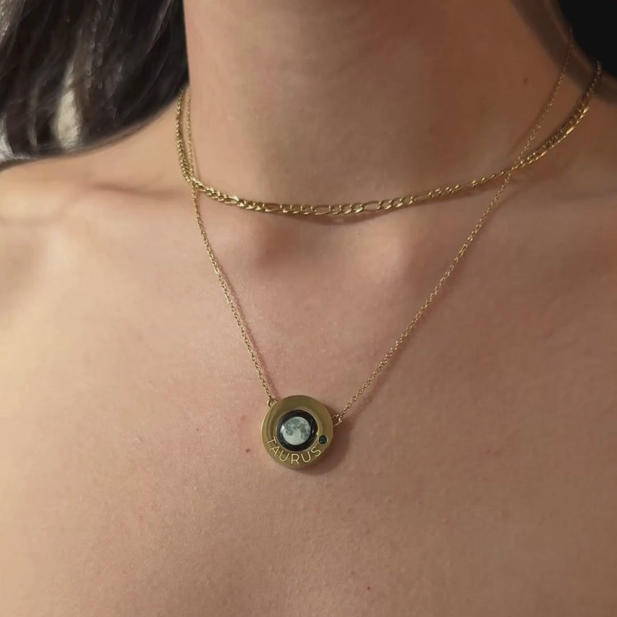 PRE-ORDER - The Taurus Lunar Soulkeeper Necklace